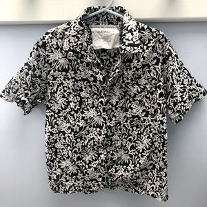 acacia kids shirt in black batik size XL